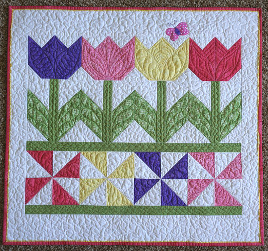 Tulip Time Quilt is a Breeze to Make Quilting Digest