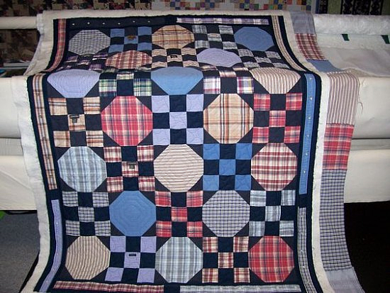 Quilts from Men's Shirts