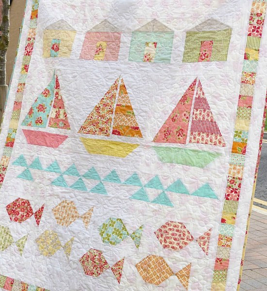 Summer Beach Quilt Is So Charming Quilting Digest