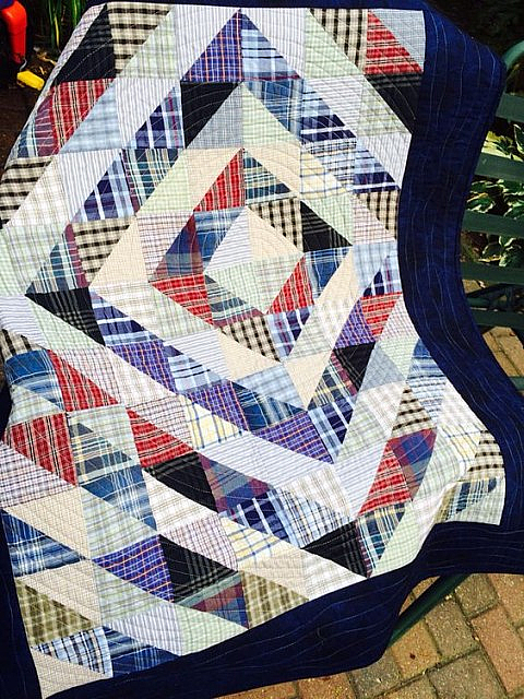 Quilts from Men's Shirts
