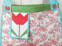Tulip Tote for a Walker
