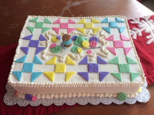 Quilt Themed Cake