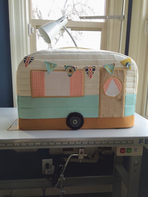 Vintage Caravan Sewing Machine Cover