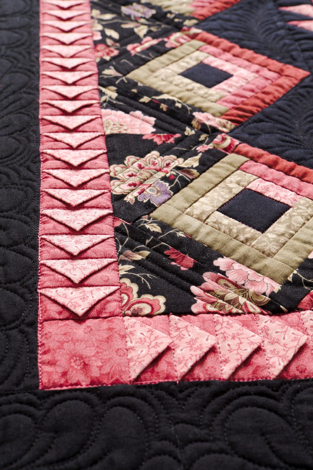 How To Piece Prairie Points Into A Quilt Quilting Digest