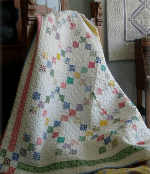 Patch Crib Quilt and Tablecloths