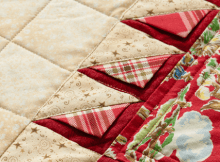 How to Piece Prairie Points Into a Quilt