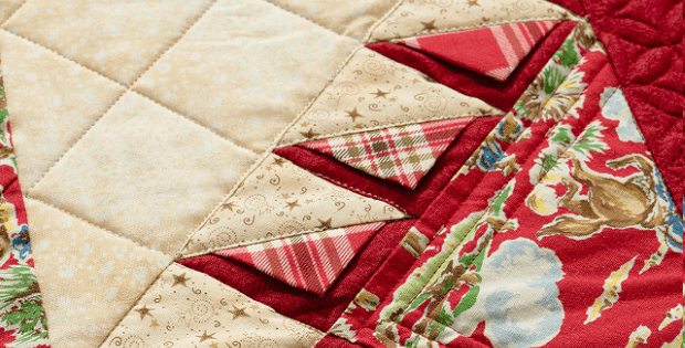 How to Piece Prairie Points Into a Quilt