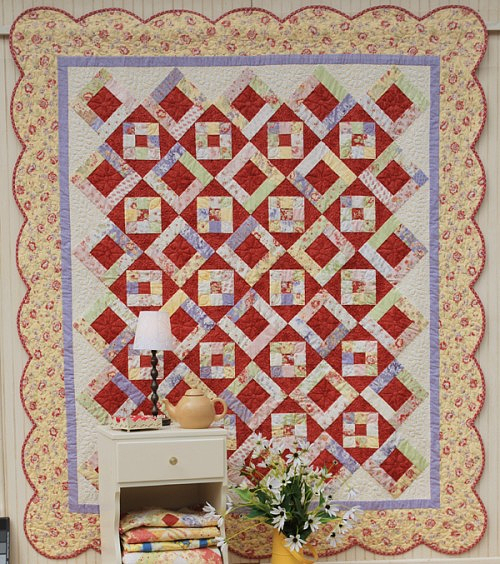 How to Finish a Quilt with Scalloped Borders - Quilting Digest