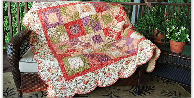 How to Finish a Quilt with Scalloped Borders - Quilting Digest