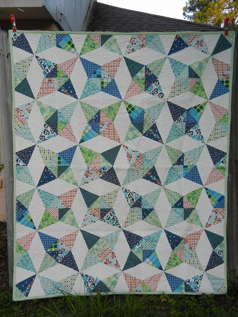 kaleidoscope quilt tutorial