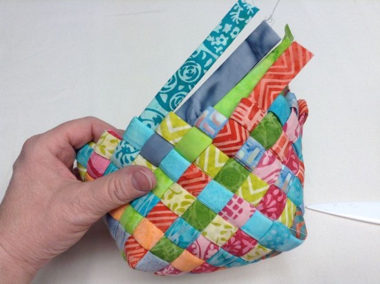 Woven Fabric Basket Tutorial