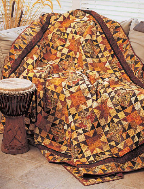Smoky Point Stars Quilt Pattern