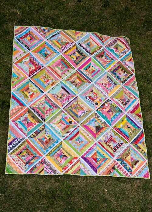 Scrappy String Quilt