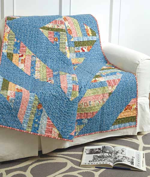 Make This Scrappy Quilt In Your Favorite Colors Quilting Digest