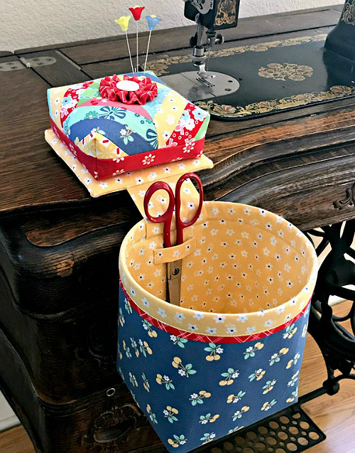 Scissors and Pin Cushion Wrist Cuff - Quilting Digest