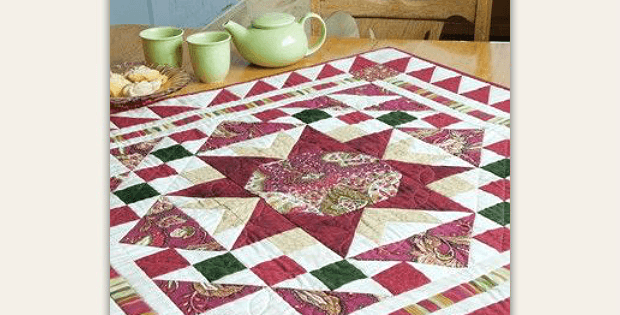Red Robin Topper or Wall Quilt