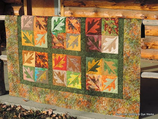 Turning Leaves Quilt Pattern