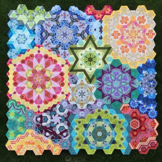 The New Hexagon – Millefiore Quilt