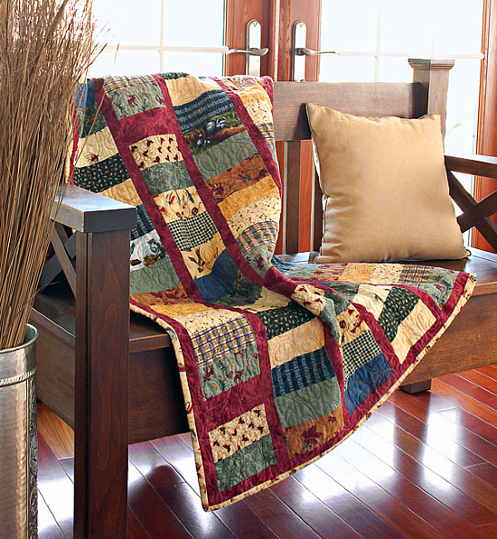 On the Fly Flannel Quilt Pattern