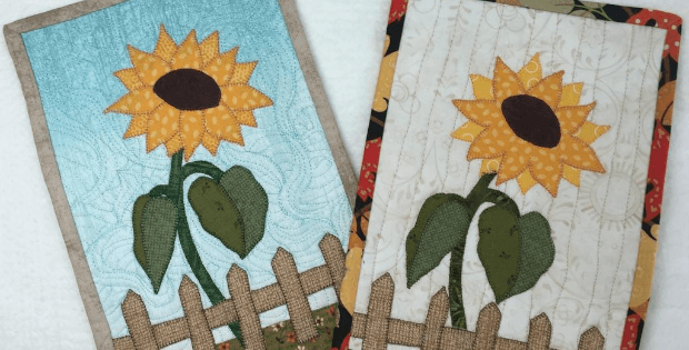 Sunflower Mug Rug