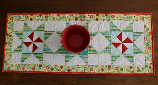 Pinwheel Star Table Runner