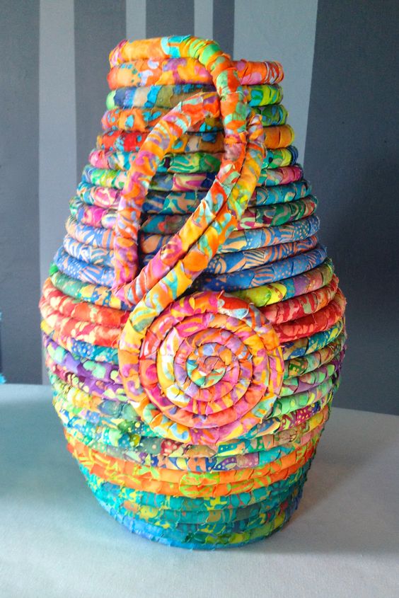 Coiled Baskets Are Great for Using Up Scraps - Quilting Digest