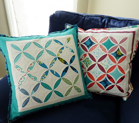 Cathedral Window Pillow Tutorial