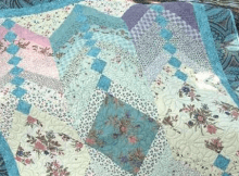 Jelly Roll French Braid Quilt