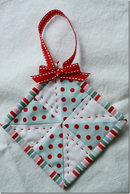 Easy Quilted Ornament