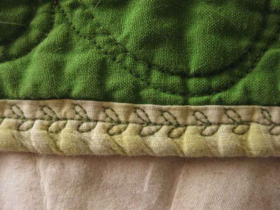 Binding with a Decorative Stitch