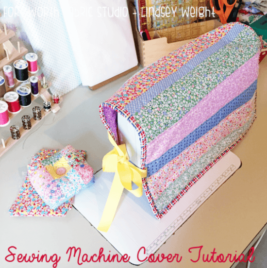 A Fun Sewing Machine Cover for Your Sewing Room - Quilting Digest