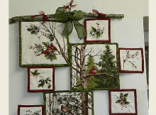 Wall Hanging Made from a Fabric Panel