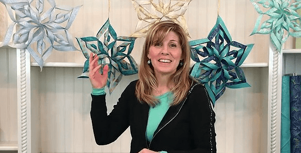 Large Fabric Snowflakes