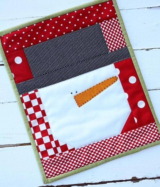 Snowman Mini Quilt