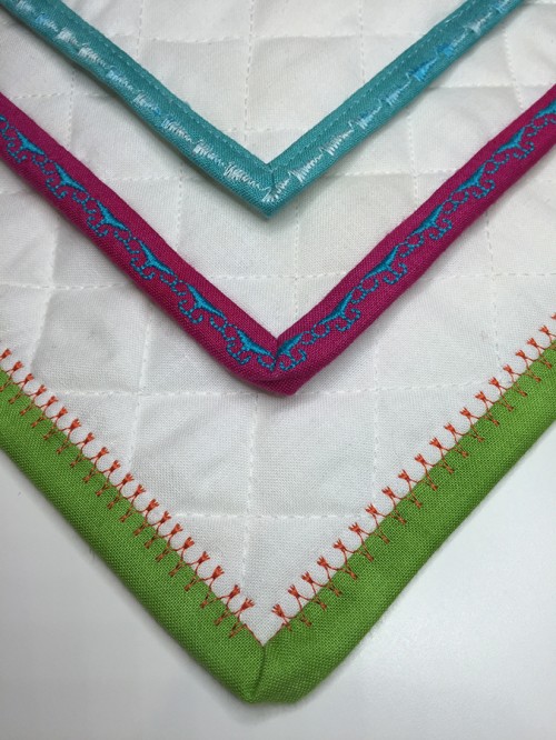 Bindings with Decorative Stitches