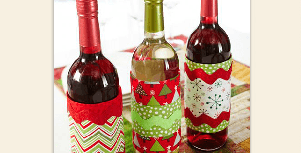 Festive Wine Wraps