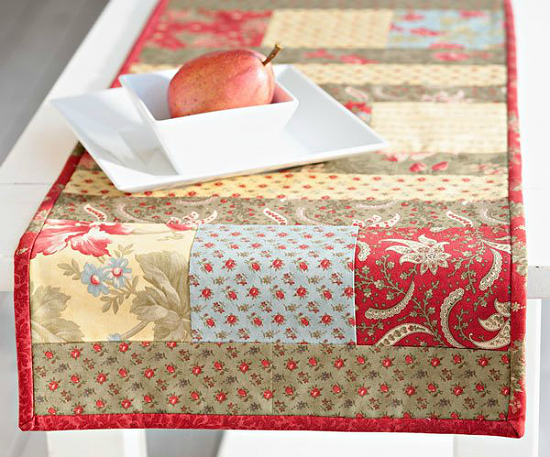 Charming Floral Table Runner