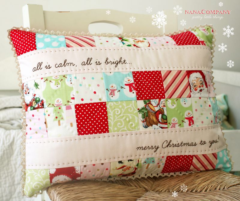 Making It Bright Christmas Pillow