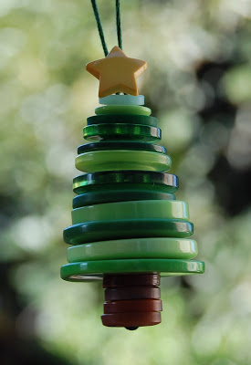 Button Tree Ornament