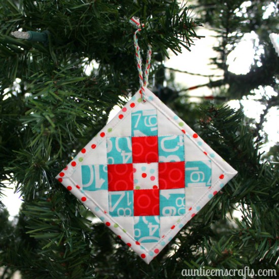 Mini Granny Square Ornament