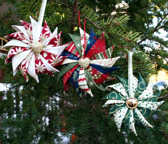 Prairie Point Star Ornaments