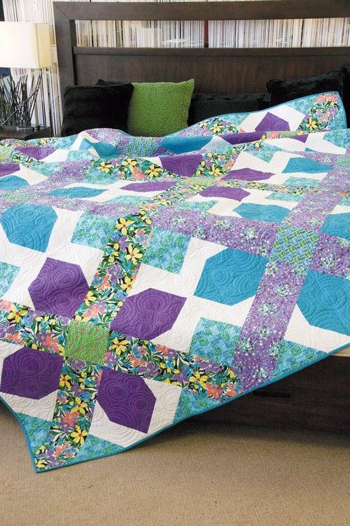 this-stunning-quilt-is-easy-enough-for-beginners-quilting-digest-quilts-quilt-patterns