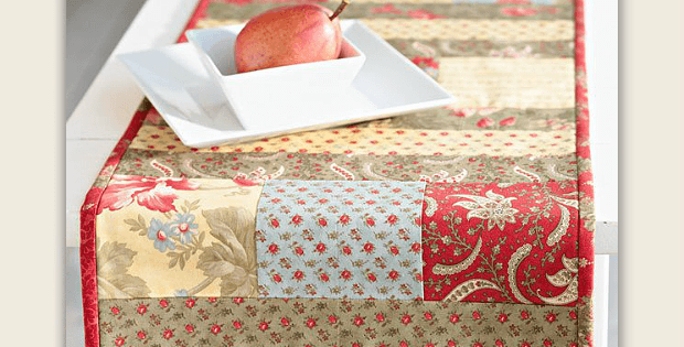 Charming Floral Table Runner