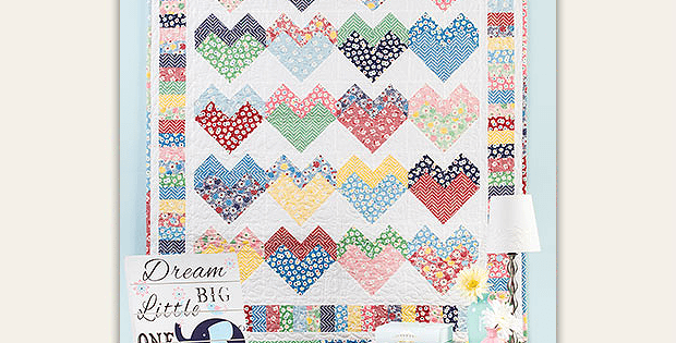 Pieced Hearts Quilt