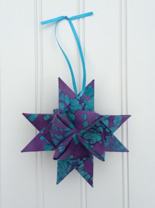 Folded Fabric Star