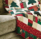 Nine-Patch Christmas Scrap Quilt
