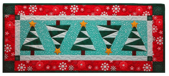 Snowy Pines Table Runner