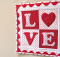 “LOVE” Letters Mini Quilt