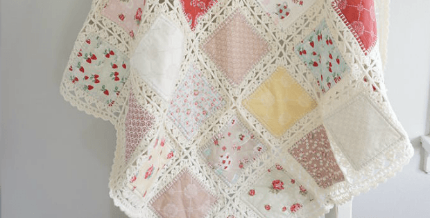 High Tea Crochet Fusion Quilt