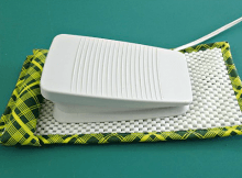 Sew a Non-Slip Sewing Machine Foot Pedal Pad